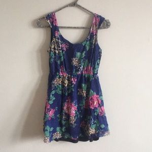 DELIAS - Mesh Floral Print Dress
